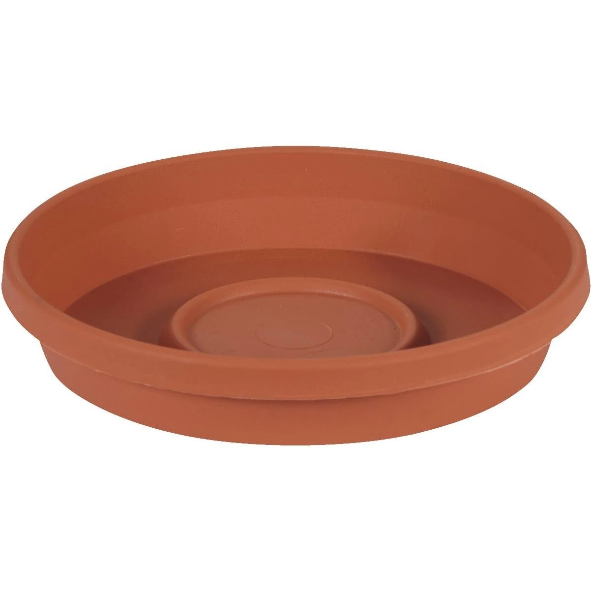 20 Inch Terracotta Poly Classic Flower Pot Saucer For Indoor And Outdoor Use