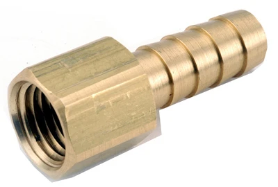 Lead Free Brass Barb Insert Pipe Fitting, 1/2 Hose X 1/2 In. Female Pipe Thread