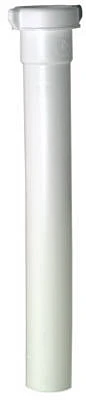 Lavatory/kitchen Drain Extension Tube 12" With Nut & Washer