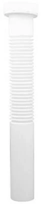 1-1/2 Inch O.d. X 12 Inch Flexible Drain Extension Tube With Nut & Washer