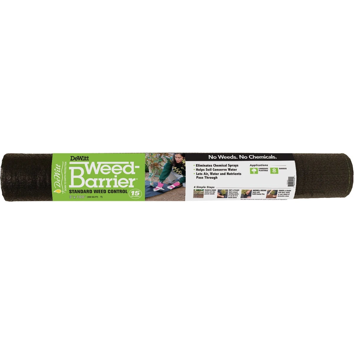 Weed Barrier 3 Ft. W. X 100 Ft. L. Pointbond Polypropylene 15-year Landscape Fabric