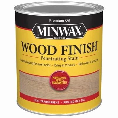 Pickled Oak Wood Finish, Quart - Interior Stain And Varnish