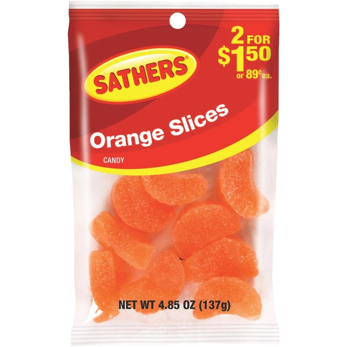 4.5 Ounce Orange Slices - Delicious Candy Treats