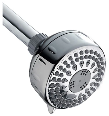 Hotstop Antiscald Pack With Elements Shower Head, 5 Settings, Chrome Finish