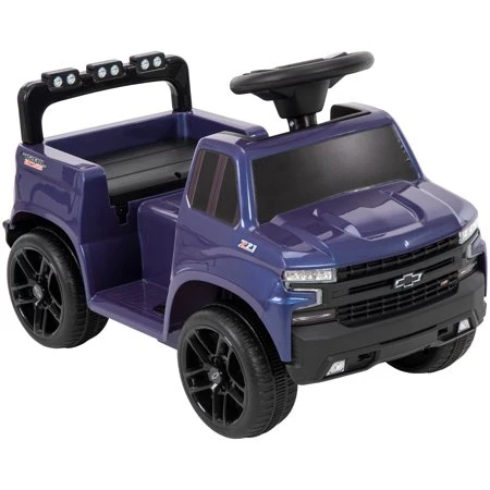 6v Silverado Quad Ride On - Blue Electric Ride-on Toy