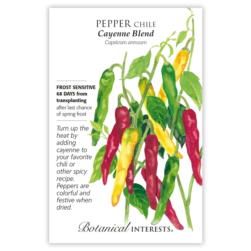 Pepper Chile Cayenne Blend Grass Seed - Premium Quality For Thriving Gardens
