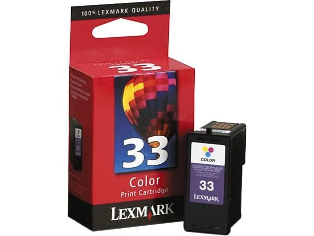 33 Color Ink Cartridge - Standard Yield, 18c0033, Tri-color, 190 Page Yield
