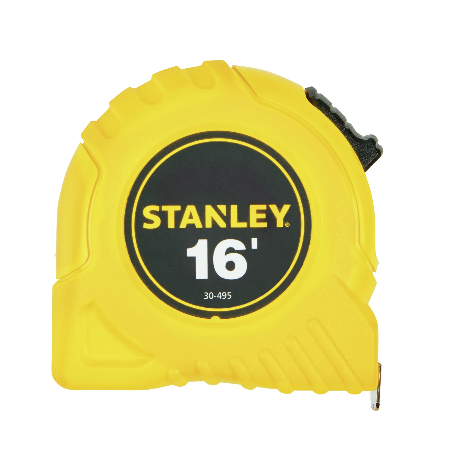 STANLEY 30-495 Measuring Tape, 16 ft L Blade, 3/4 in W Blade, Steel Blade, ABS Case, Yellow Case, 7 ft Standout