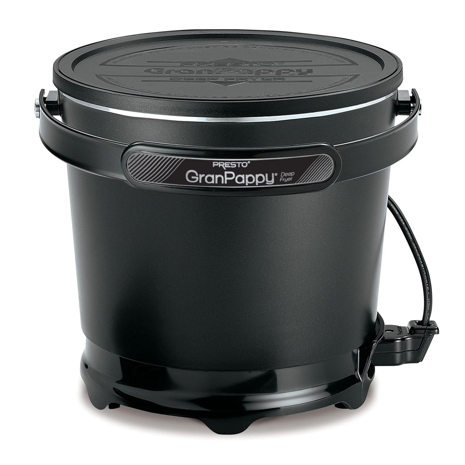 Granpappy 4.5 Qt. Electric Deep Fryer With Nonstick Surface And Snap-on Lid