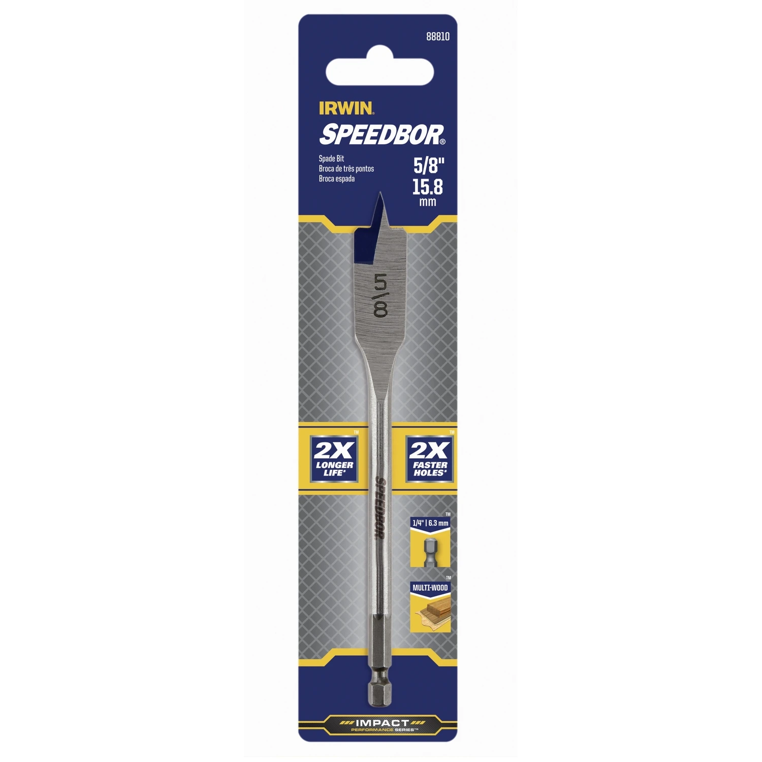 Speedbor Spade Drill Bit, 5/8 In.