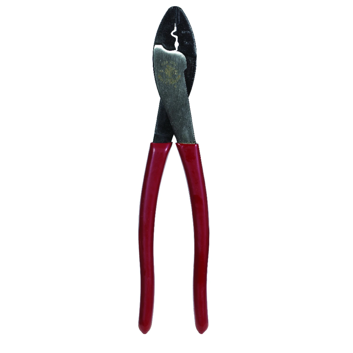 Klein Tools 1005 Crimping and Cutting Tool, 22 to 10 AWG Wire, 22 to 10 AWG Cutting Capacity, 9.6 in OAL, Plastic Handle