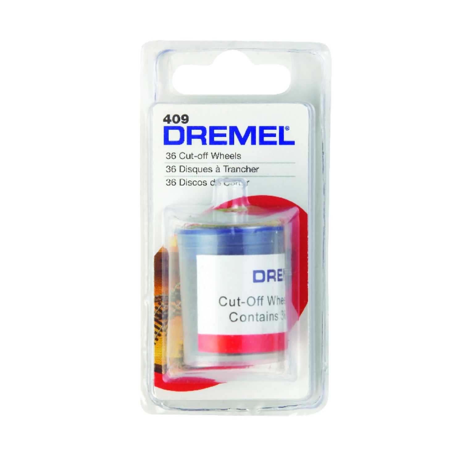 Dremel 409 Cut-Off Wheel, 15/16 in Dia, 0.025 in Thick, Emery Abrasive