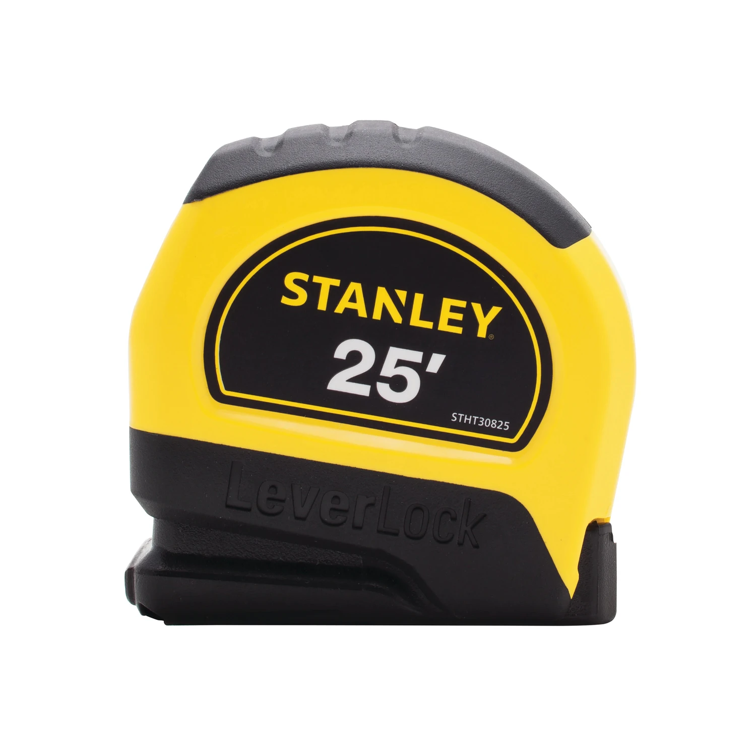 Stanley STHT30825 Measuring Tape, 25 ft L Blade, 1 in W Blade, Steel Blade, ABS Case, Black/Yellow Case