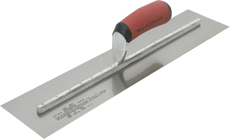 Mxs57d 14 In L X 3 In W Finishing Trowel With Curved Durasoft Handle