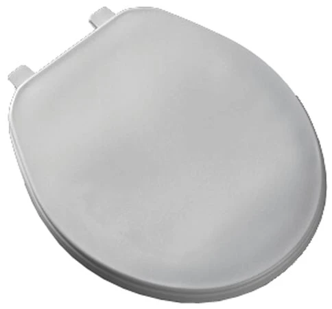 70 000 White Plastic Round Closed Front Toilet Seat With Top-tightening