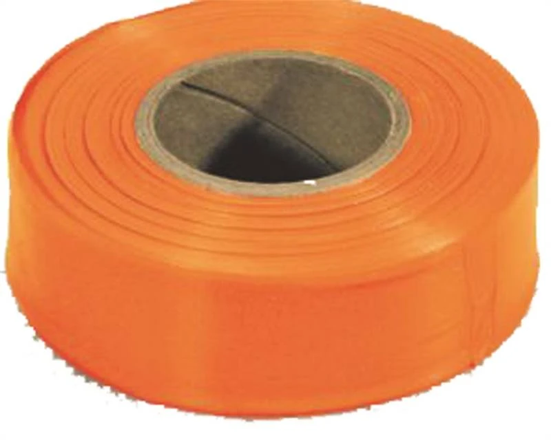 Strait-line 65902 Orange Flagging Tape, 1 3/16 In X 300 Ft, Pvc