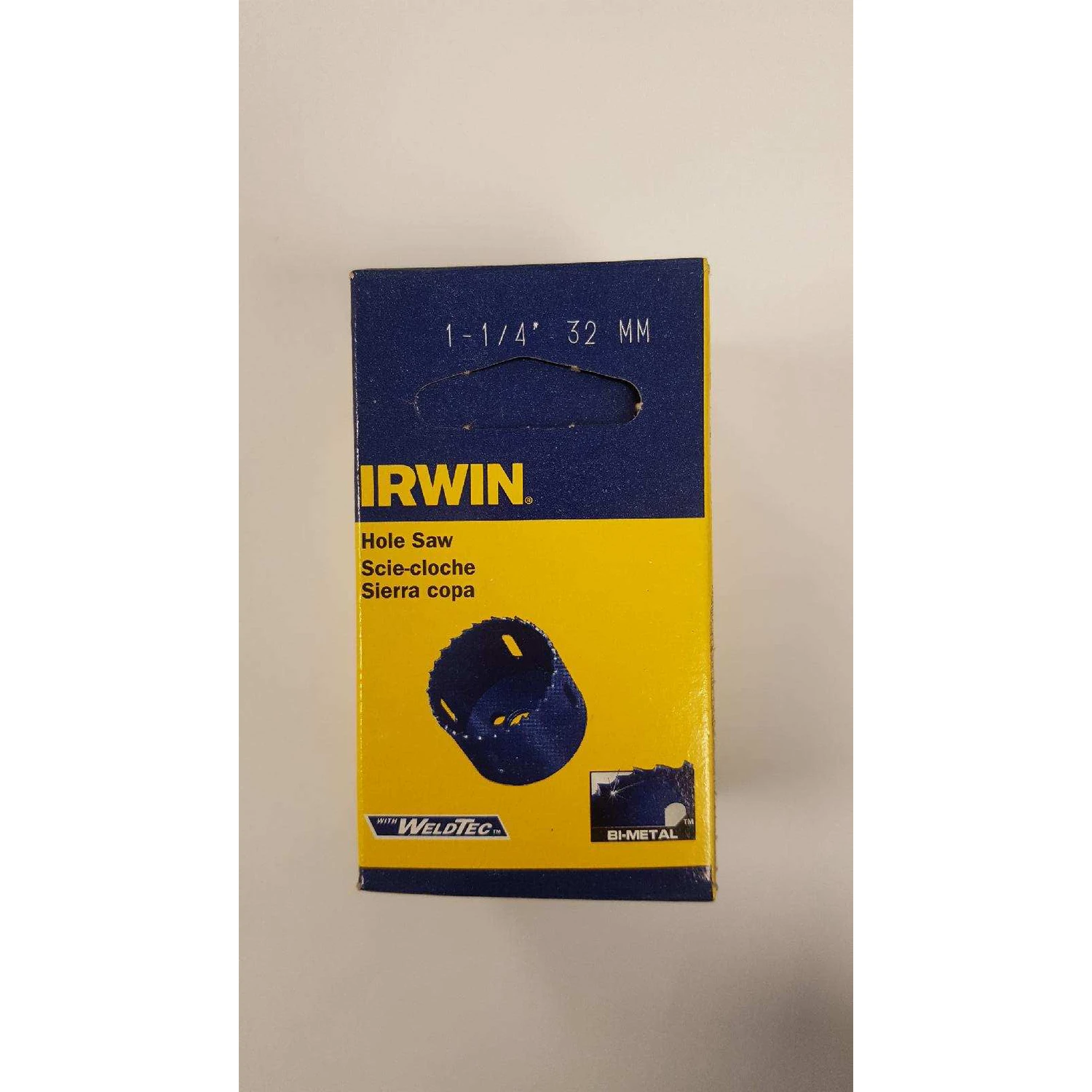 373114bx Bi-metal Hole Saw, 1-1/4 In Diameter, 3/8 In Arbor, 4/6 Tpi