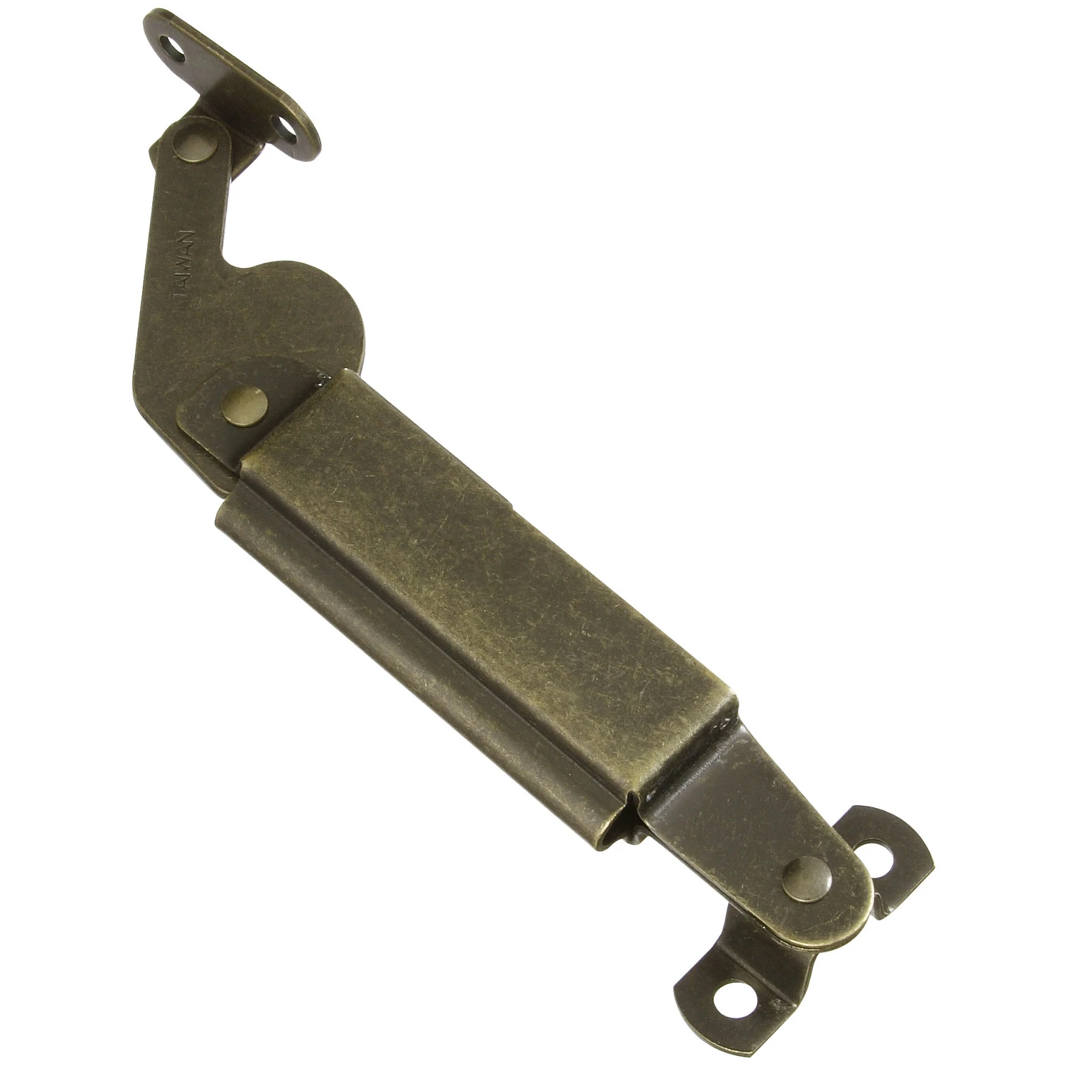 5-1/2 In. Antique Brass Left Handed Lid Support