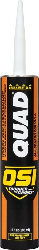 Quad Window, Door & Siding Sealant, #517 Gray, 10-oz.