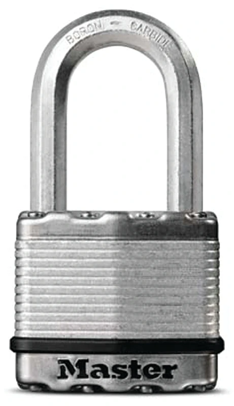 Master Lock Magnum M5XKADLHCCSEN Keyed Padlock, 3/8 In. Shackle, 2 In.