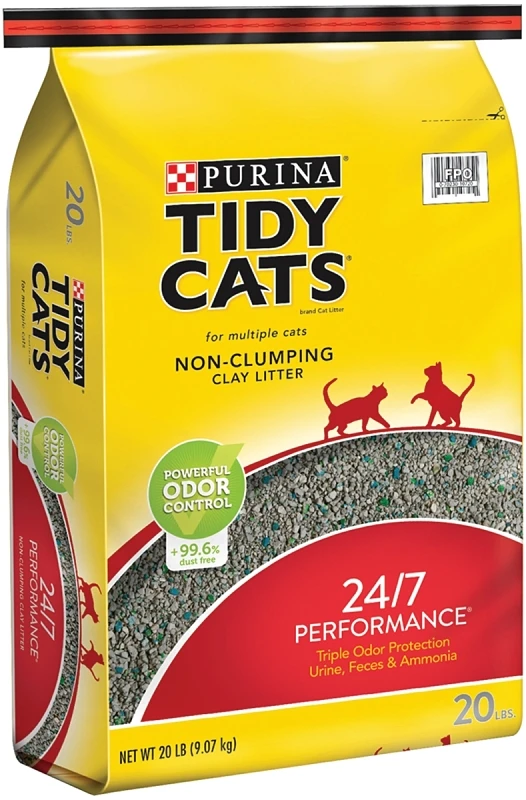 Cat Litter, Multi-Cat, 24/7, Long Lasting Odor Control, 20 Lb. Bag