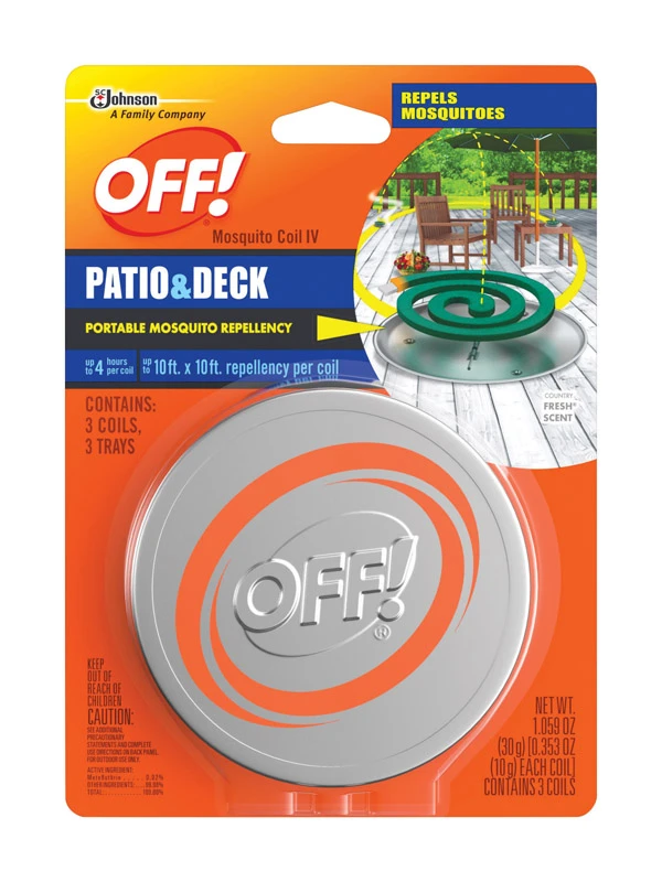 SC Johnson OFF 75204 Mosquito Coil Starter, Solid