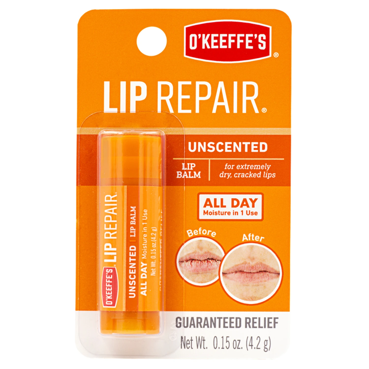 O'Keeffe's Lip Repair Series K0700108 Lip Balm, 0.15 oz