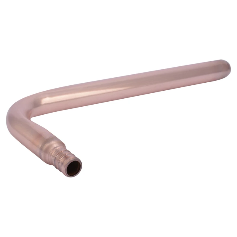 Rigid Copper Stubout Pipe Elbow, 1/2 In., 4 x 8 In.
