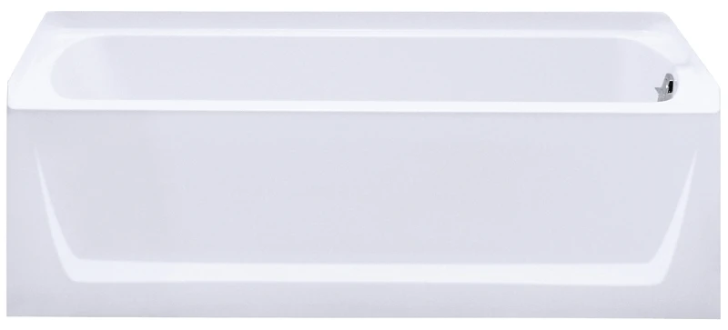 Ensemble Bathtub, Right-Hand, High-Gloss White, 5-Ft.