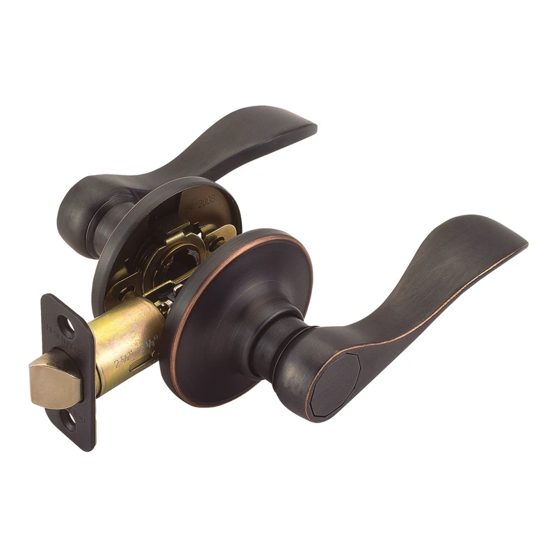Springdale 700526 Oil Rubbed Bronze Passage Door Lever - Adjustable Backset