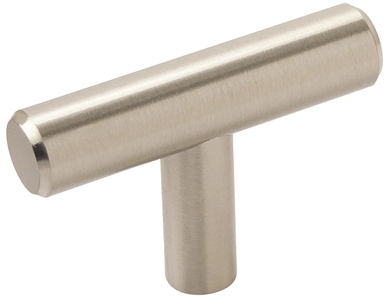 Bar Pulls Knob Sterling Nickel, 1-15/16 In.