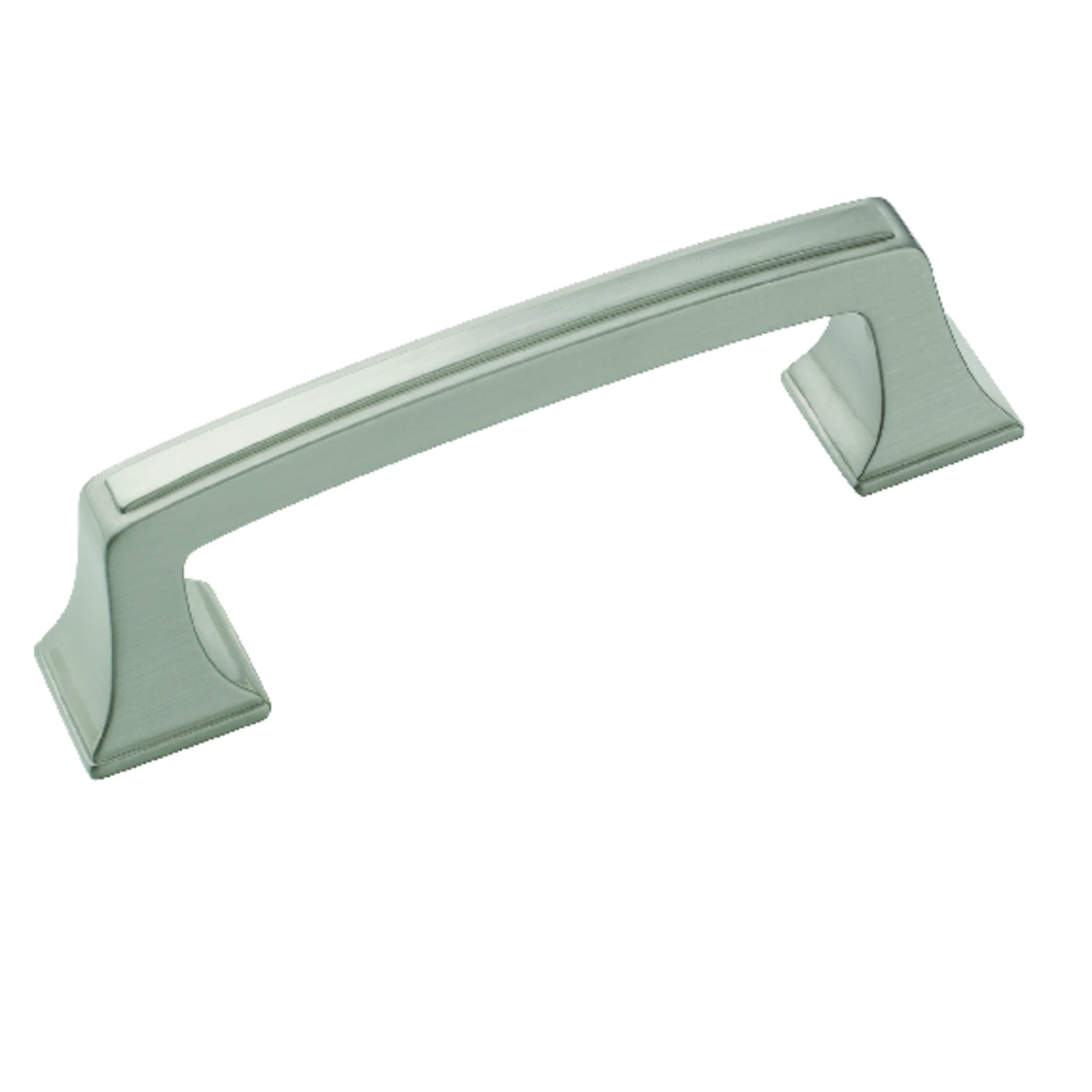 Nickel Mulholland Cabinet Pull, 3 In.