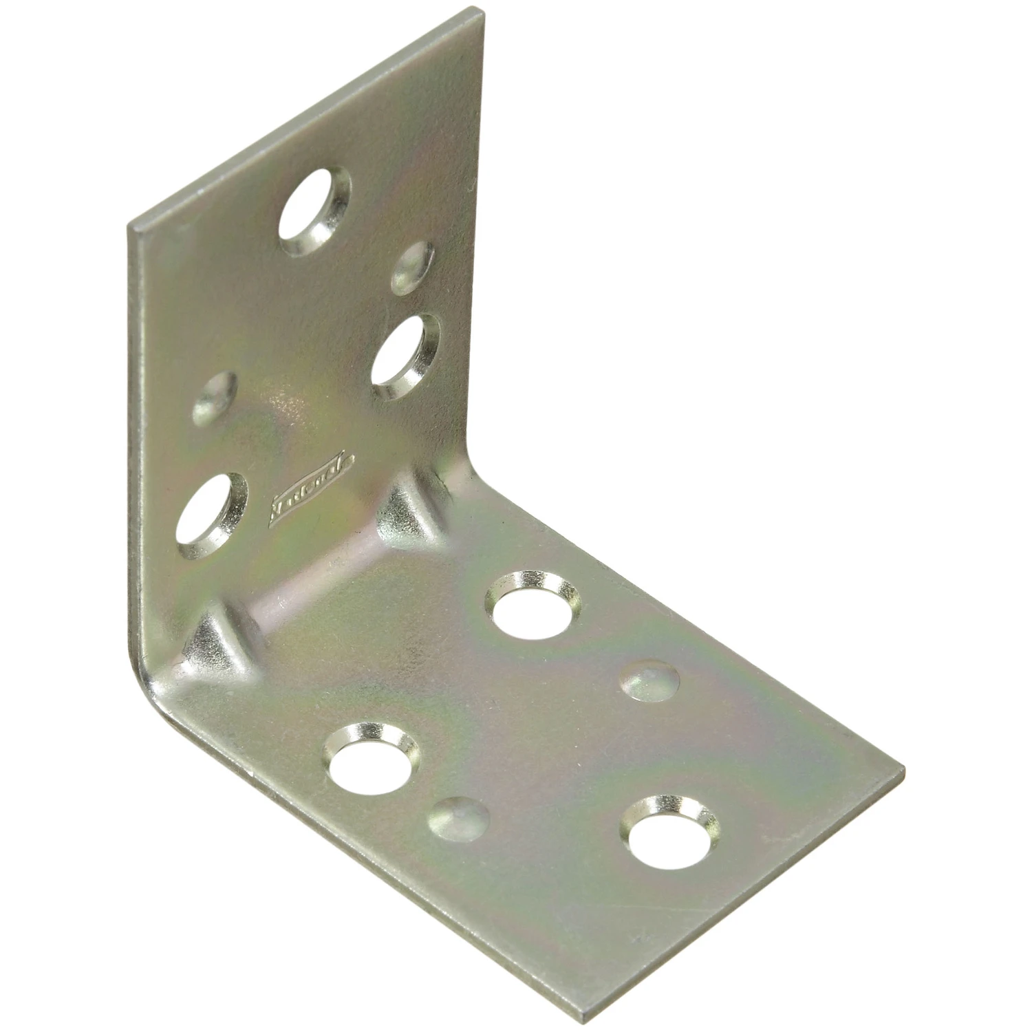 2-Pk., 2 x 1-1/2 In. Zinc Double-Wide Corner Brace