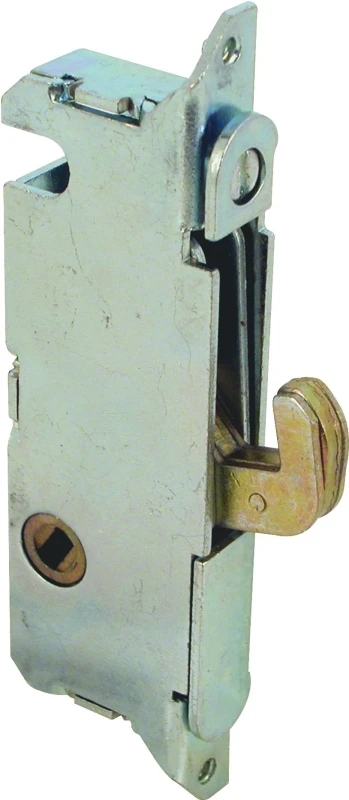 Mortise Lock, Steel, 45 Degree Keyway, Round Faceplate, 3-11/16 In.