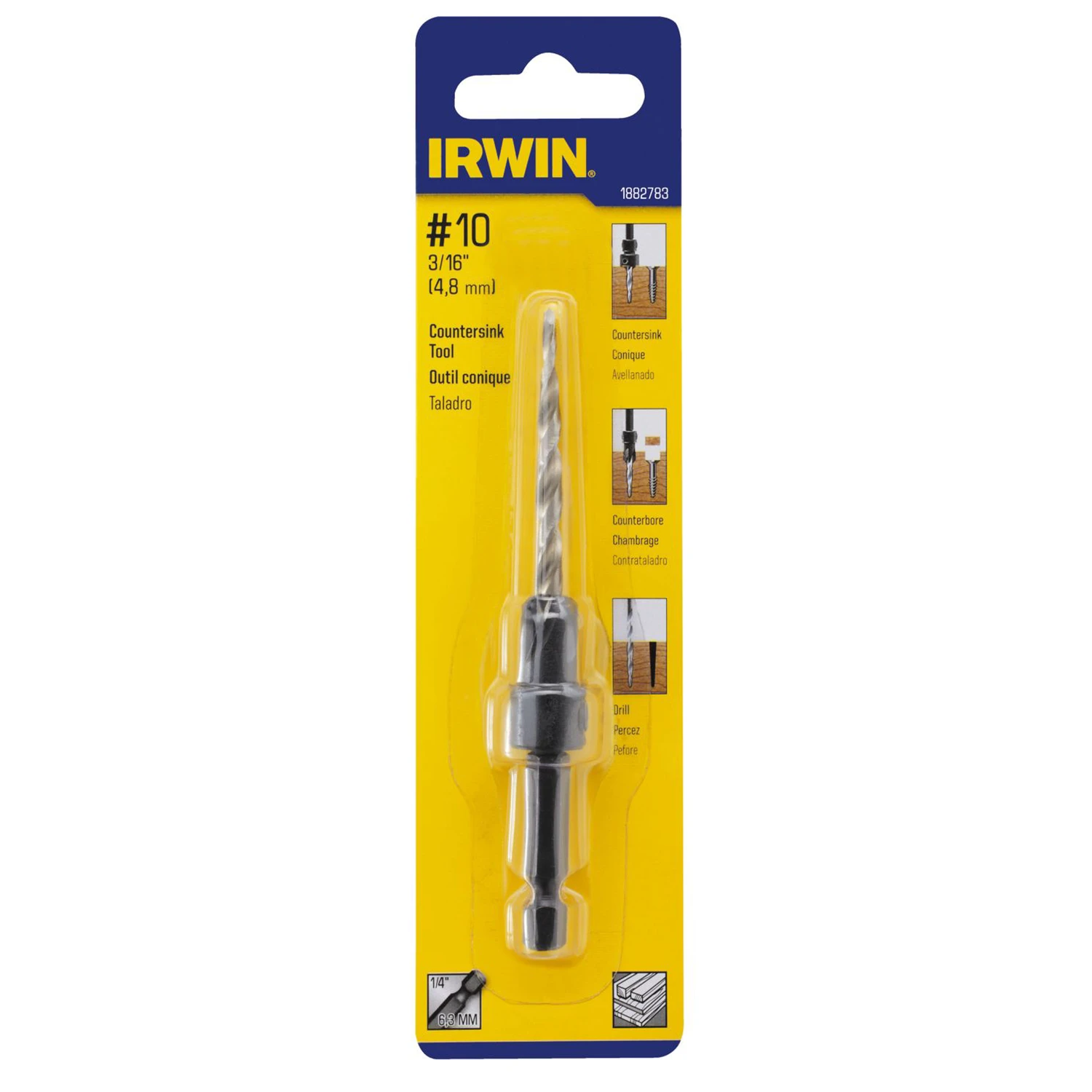 Countersink, Tapered, #10 Wood