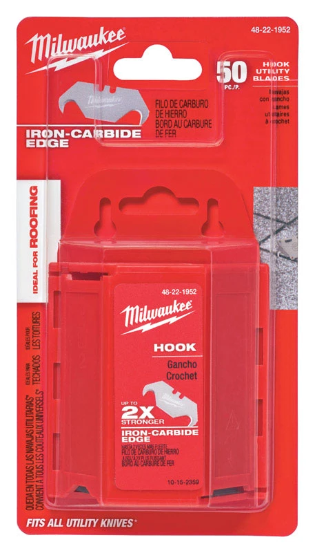 2-ended Hook Utility Knife Blades 1-7/8 In. (50-pack) Model 48-22-1952