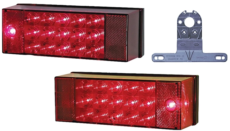 V947 Led Trailer Light Kit, 12 V, 2-lamp, Red Led Lamp For Trailers
