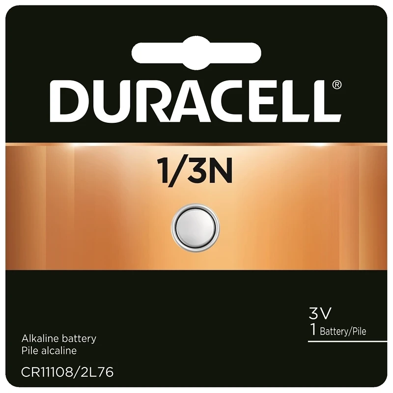1/3n Lithium Battery 160 Mah 3v - 1 Pk, Duralock Power Preserve Technology