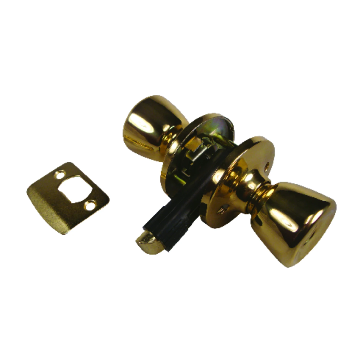 US Hardware D-601B Door Passage Lockset, Metal, Brass