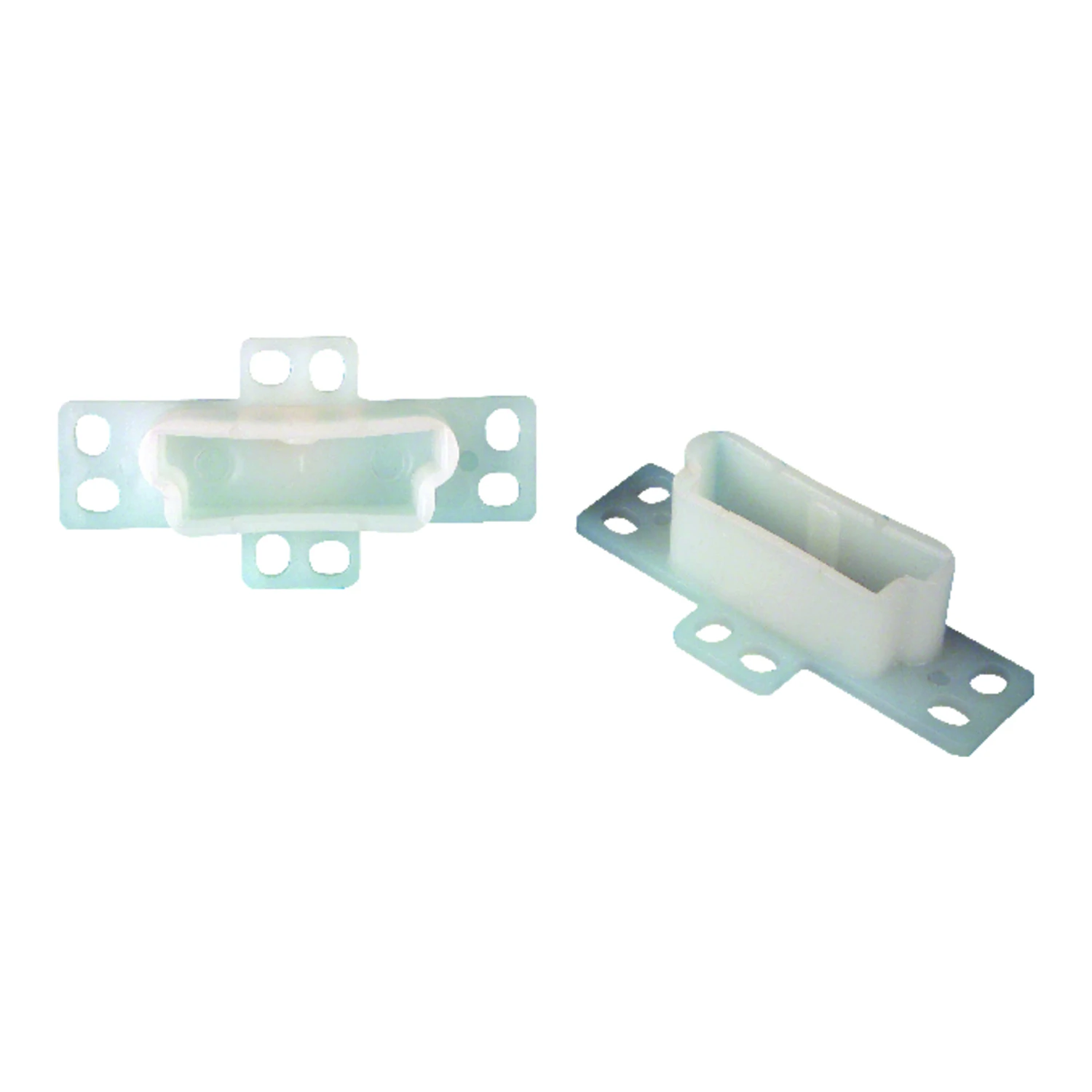 US Hardware WP-8815C Drawer Track Bracket, Plastic, White