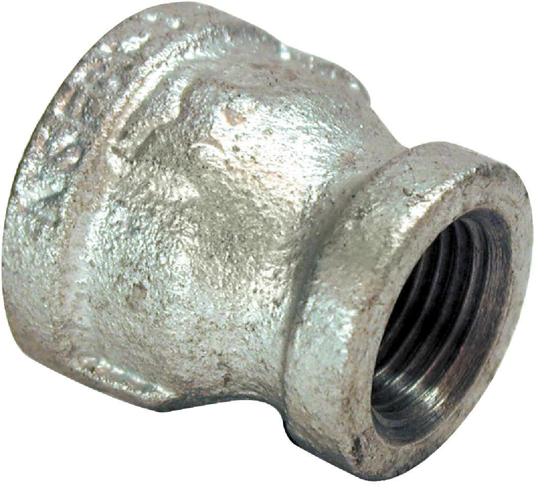 1/2 In. X 3/8 In. Fpt Reducing Galvanized Coupling - Model 511-332bg