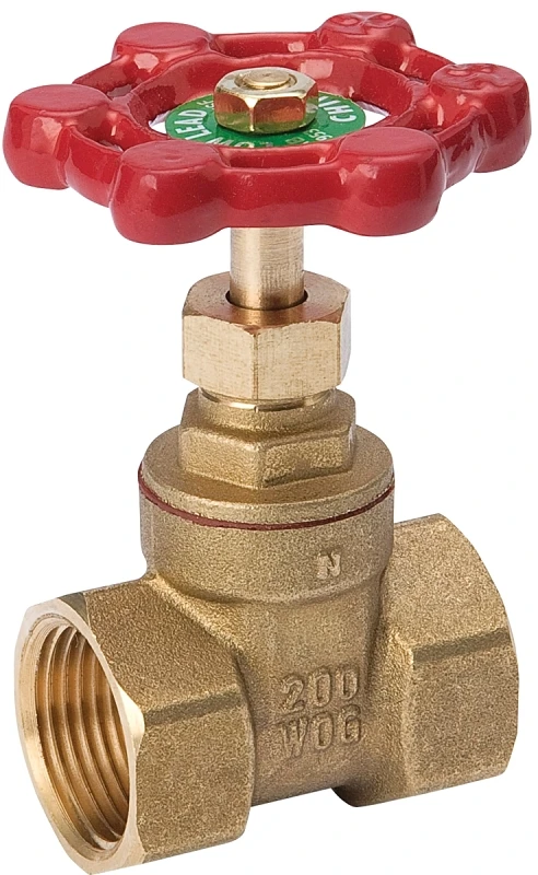 Threaded Gate Valve, Lead-Free Brass, 1/2 In.