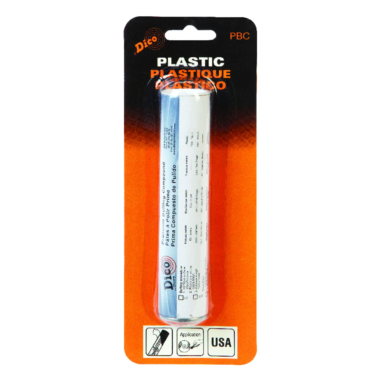 4 Oz. Plastic Buffing Compound For High-gloss Finish On Acrylics And Plastics