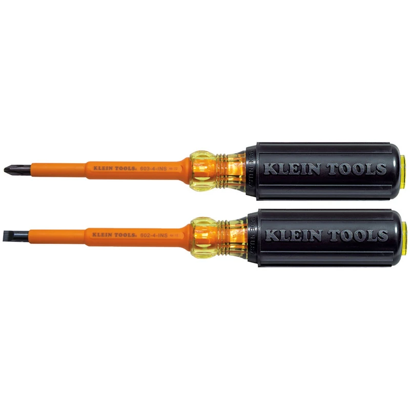 2-piece Insulated Screwdriver Set With Cushion Grip Handles - Model 33532-ins