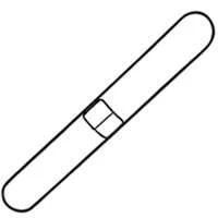 Snap-on Wire Dust Mop Frame, 36 In L X 5 In W, Heavy-duty Metal