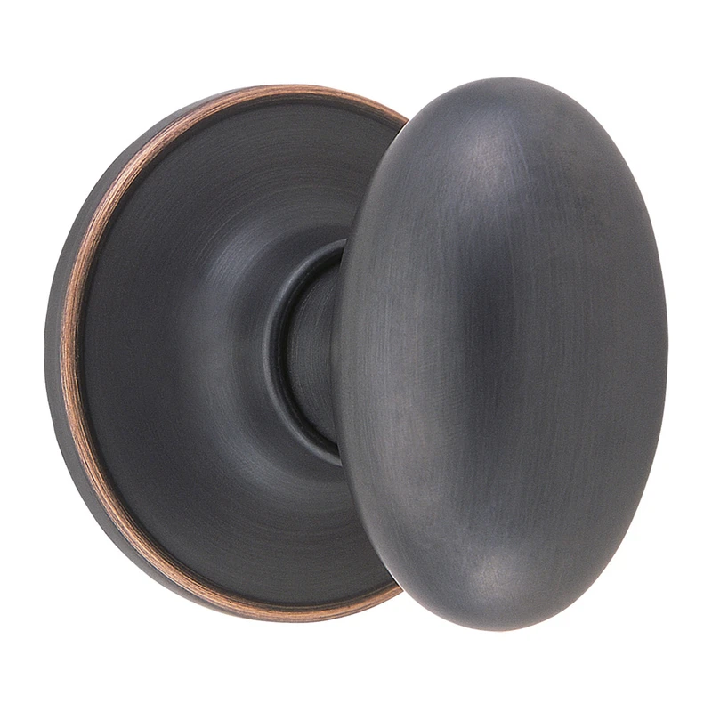 750653 Egg Dummy Knob For Left Or Right Handed Doors - Oil Rubbed Bronze
