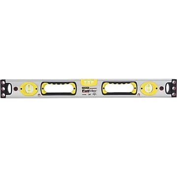 Fatmax 43-525 Magnetic Box Beam Level, 24 In L, Aluminum, 3 Vials