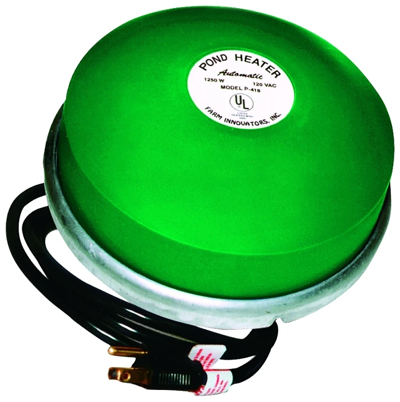 P-418 Premium Pond De-icer, 50 To 600 Gallon Capacity, 10 Ft Cord, 1250 Watts