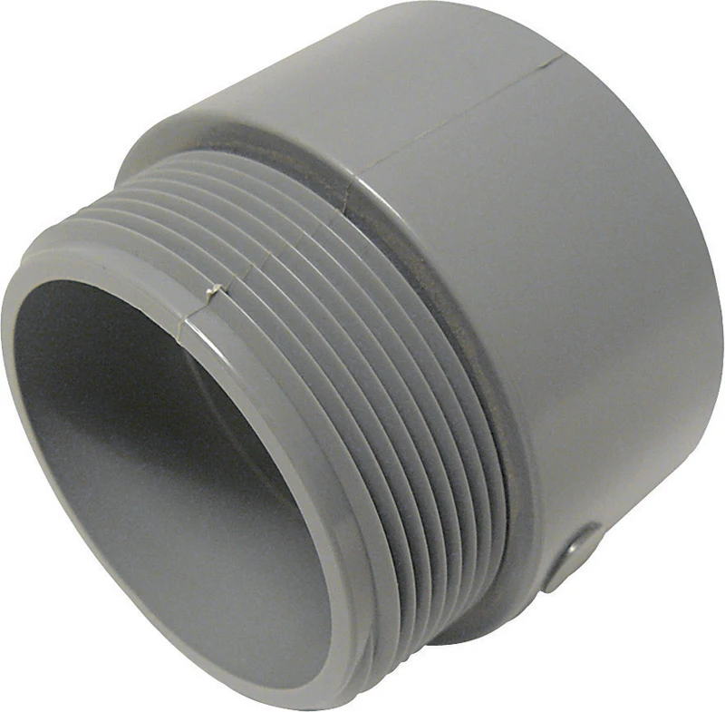 Cantex 2 in. Dia. PVC Male Adapter 1 pk