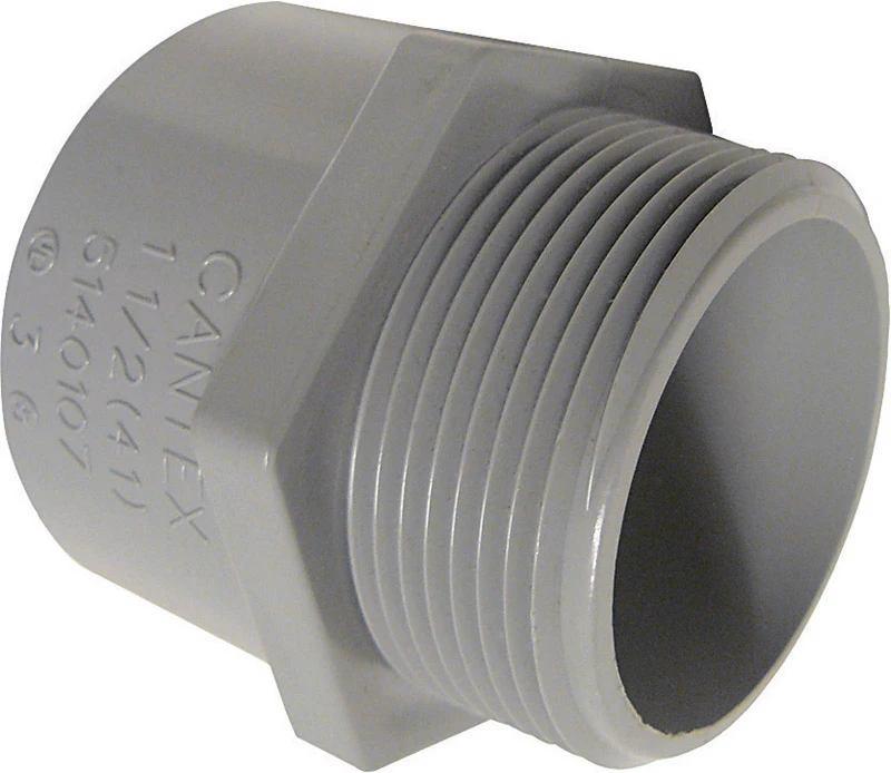 CANTEX 1-Pack 1-1/2-in Schedule 40 PVC Adaptor